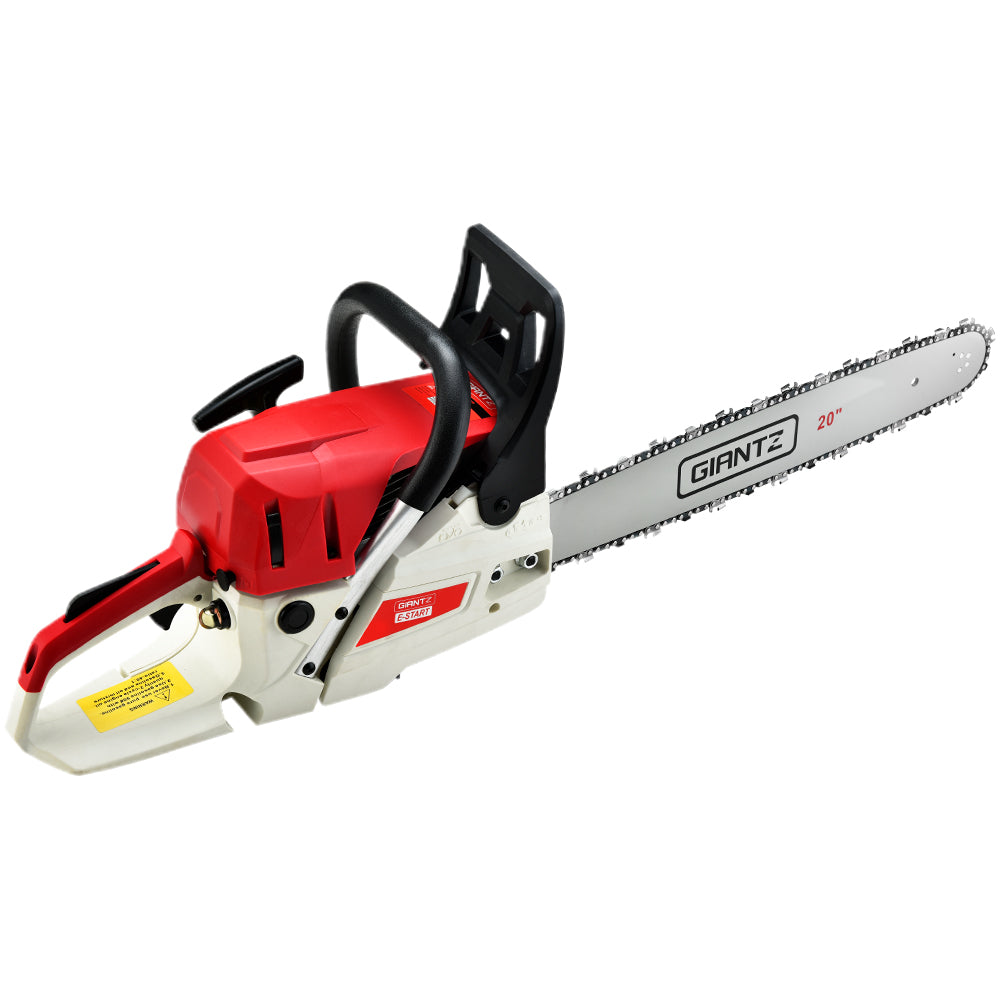 Giantz Chainsaw Petrol 62CC 20 Bar Commercial E-Start Pruning Chain Saw,Giantz Chainsaw Petrol 62CC