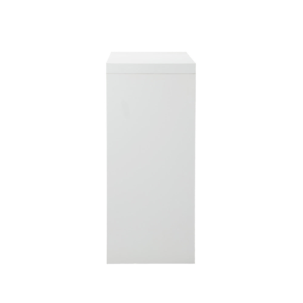 Oikiture Console Table with Drawer White