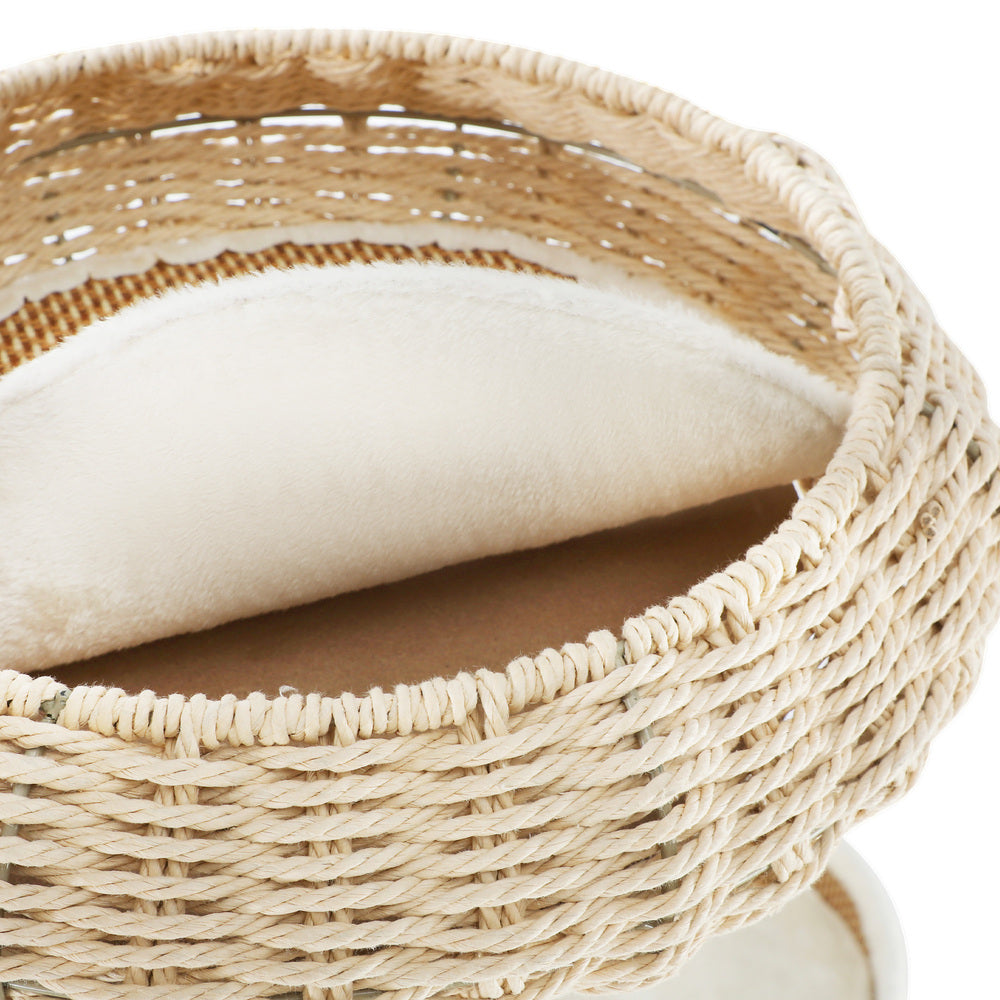 Alopet Cat Tree Rattan Cat Scratching Post 153CM