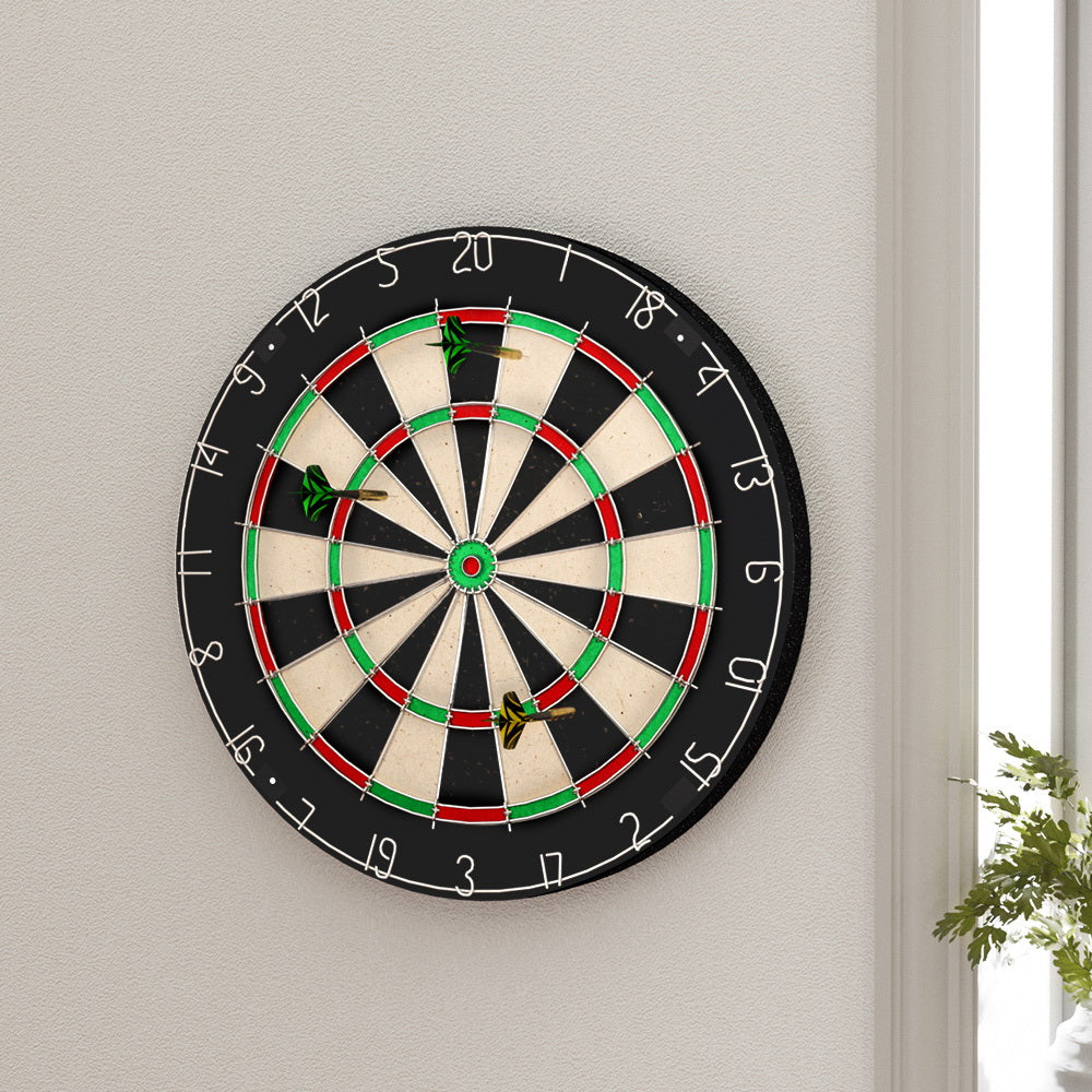 Premium 18 Steel Dartboard with Heavy-Duty Darts for Competitive Play