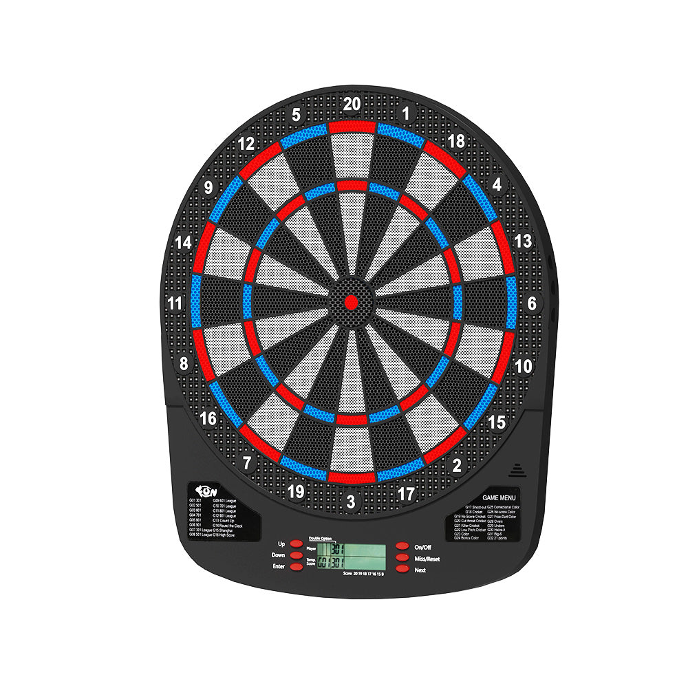 13.5 Dartboard Dart Board with Soft Tip Darts Electronic Scorer 32 Games