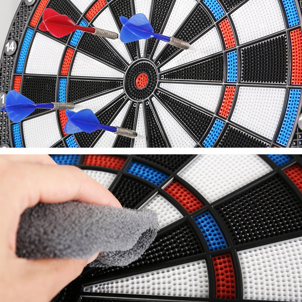 13.5 Dartboard Dart Board with Soft Tip Darts Electronic Scorer 32 Games