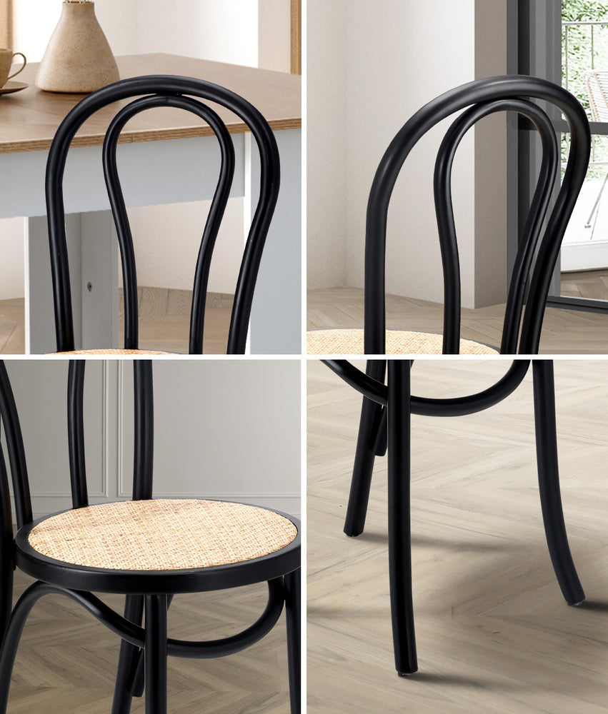 Oikiture 2x Dining Chairs Sherpa White and Golden