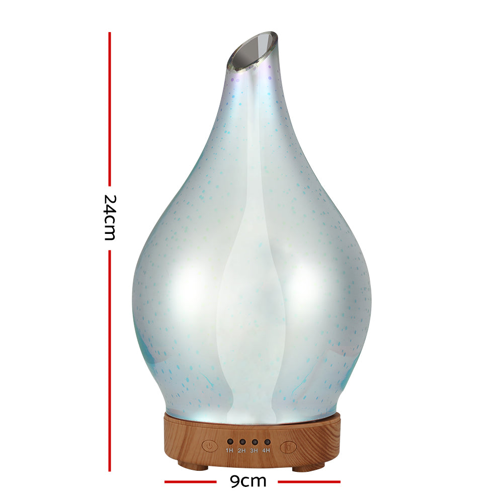 Devanti 4-in-1 Aromatherapy Diffuser with 3D Night Light and Humidifier - 100ml