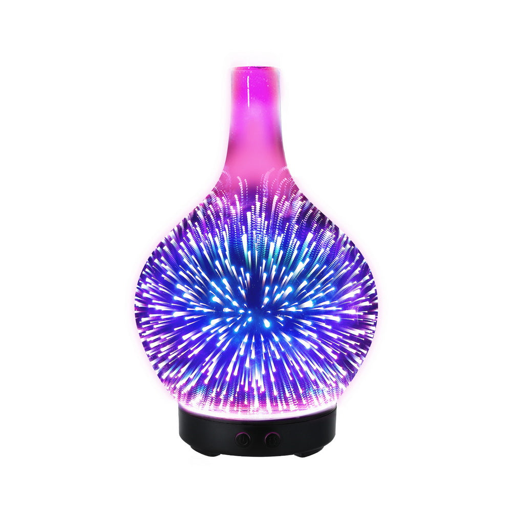 Devanti 4-in-1 Ultrasonic Aroma Diffuser with 3D Light Effect and Humidifier