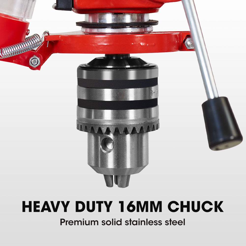 Baumr-AG DP15 600W 10' Pedestal Bench Drill Press, 12 Speeds, 16mm Chuck (DP15 II)