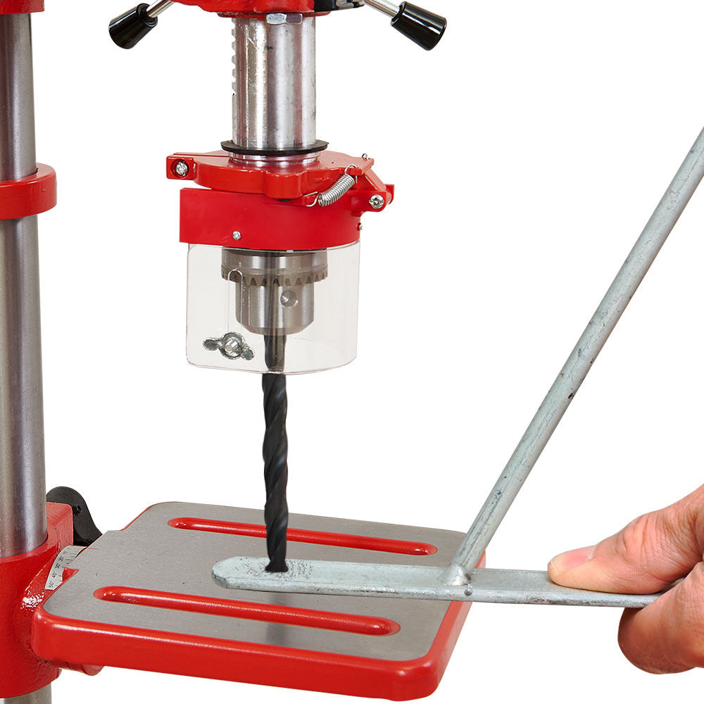 Baumr-AG 600W 12' Pedestal Bench Drill Press, 12 Speeds, 16mm Chuck (DP17)