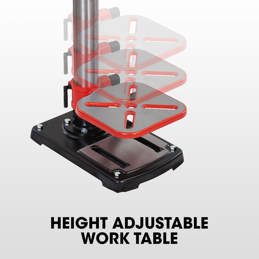 Baumr-AG 600W 12' Pedestal Bench Drill Press, 12 Speeds, 16mm Chuck (DP17)