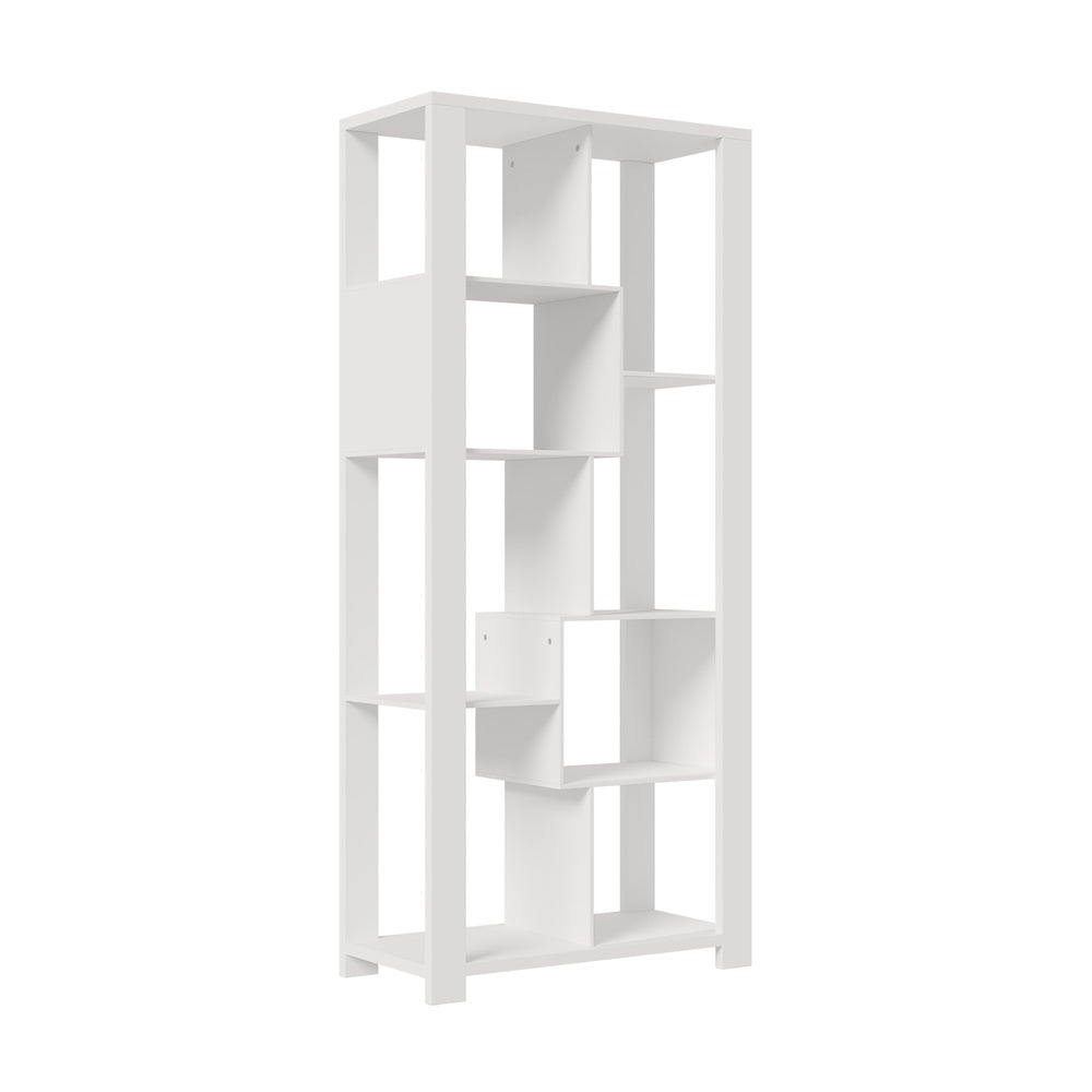 Oikiture Display Shelf Open Multi-tier Shelves White