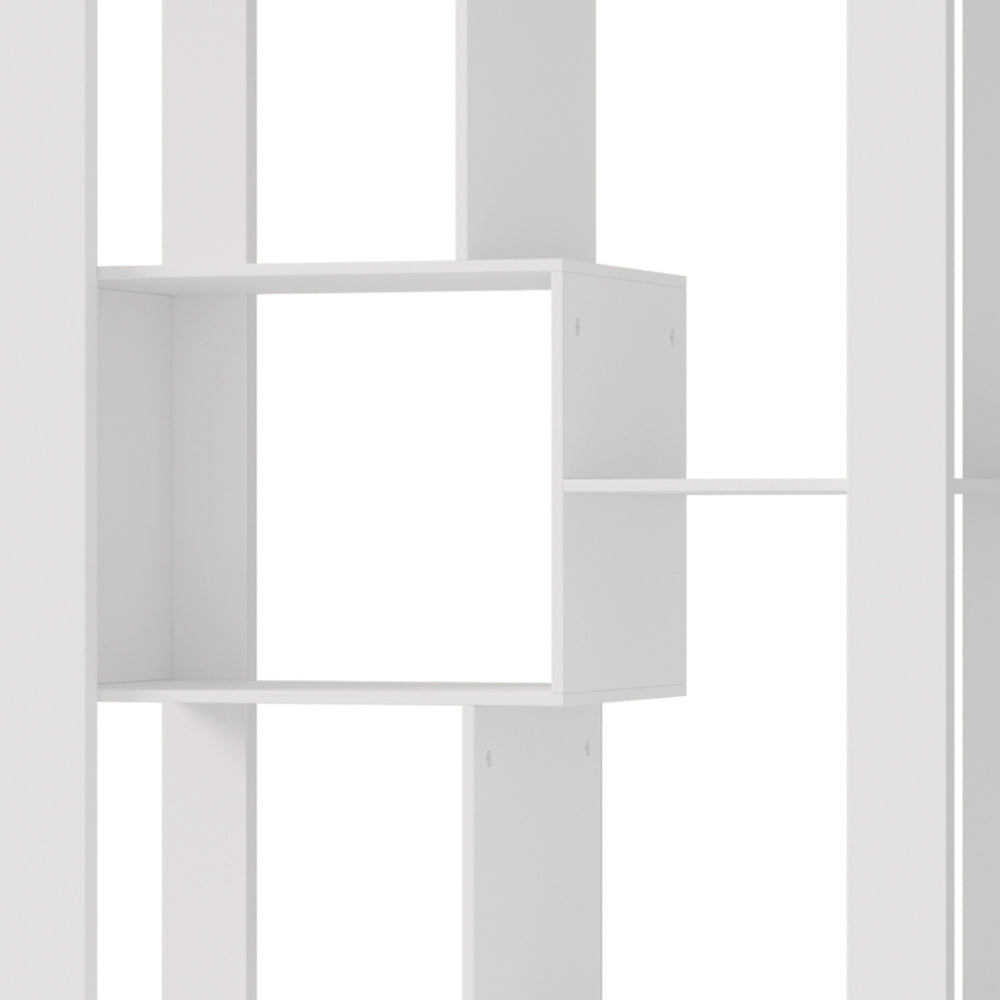 Oikiture Display Shelf Open Multi-tier Shelves White
