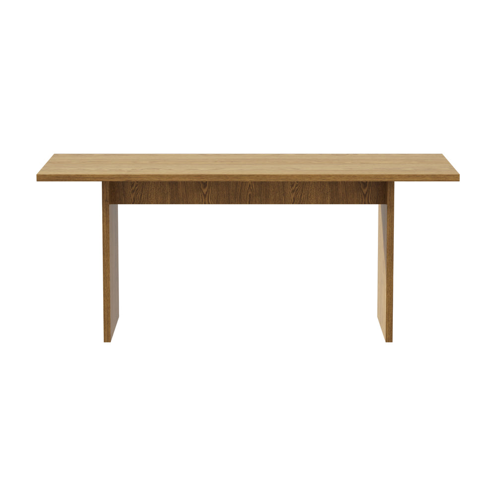 Oikiture 180cm Dining Table Rectangular Timber Natural