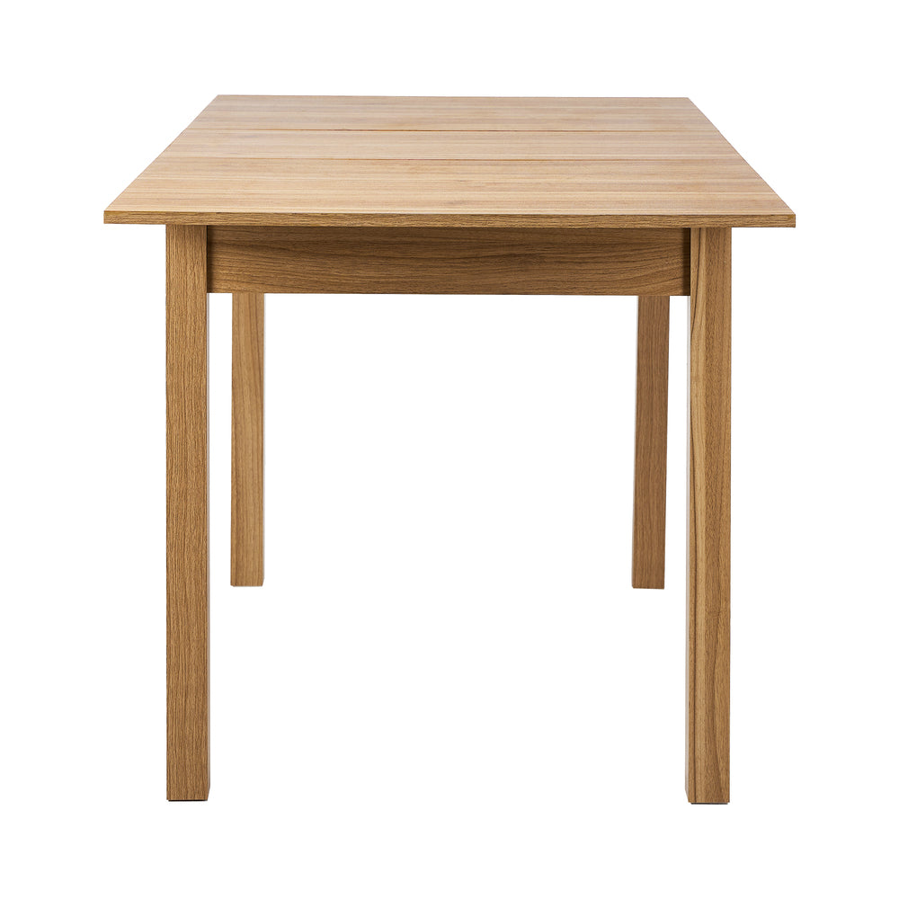 Oikiture Extendable Dining Table 1.2-1.6m Wooden Kitchen Table