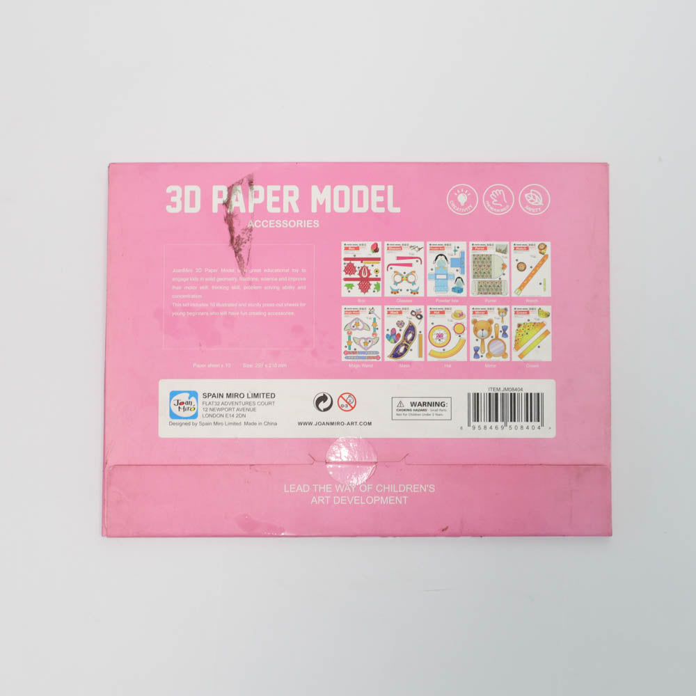 Joan Miro 3D Paper Model Accessories-2006733372851884033