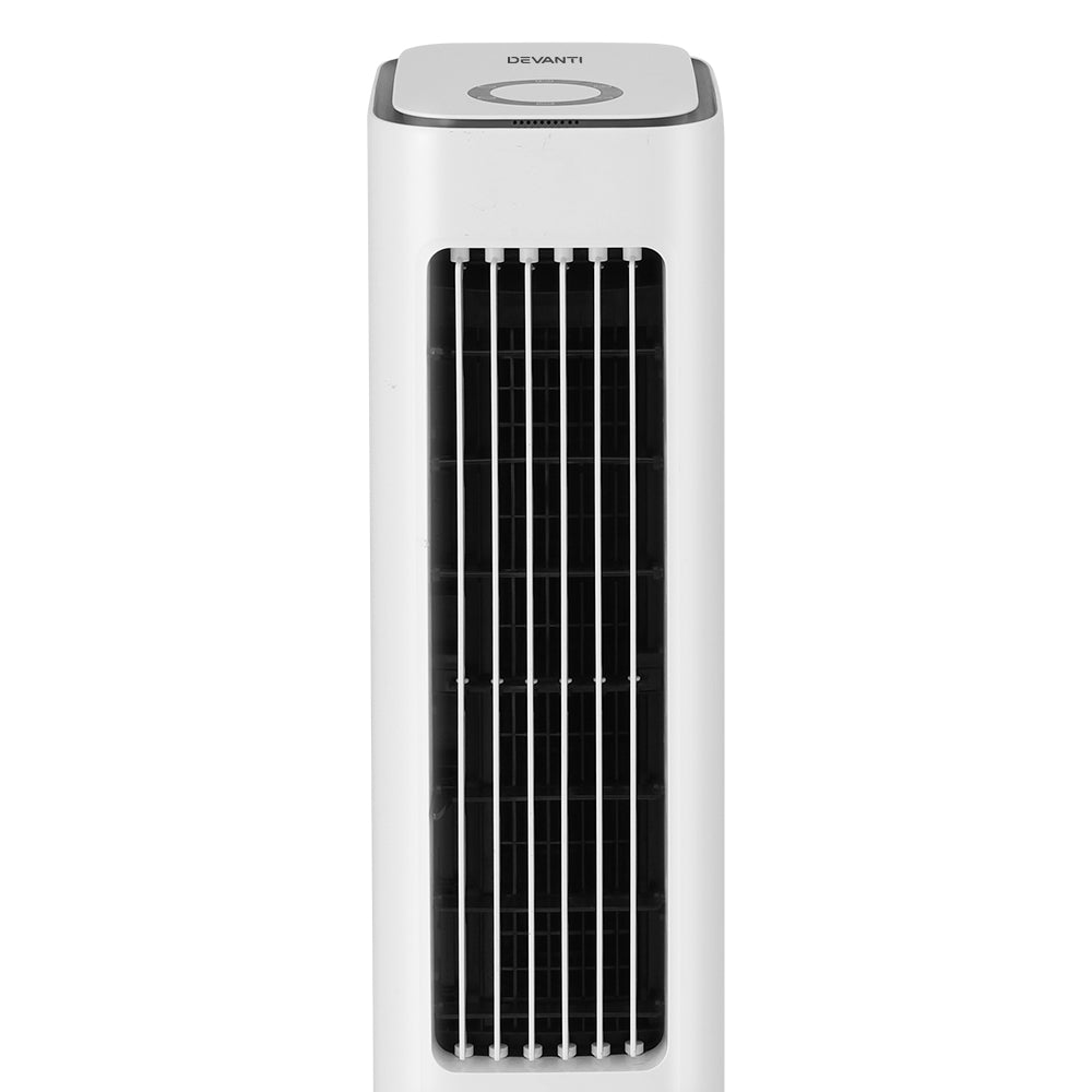 Devanti 4-in-1 Portable Evaporative Air Cooler with Remote Control – 6L Humidifier and Purifier