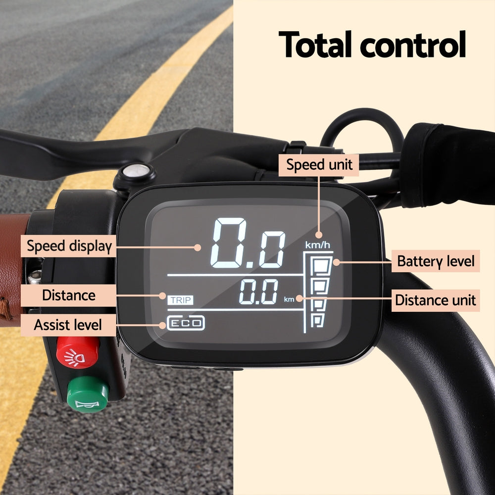 Everfit 26 Electric Bike City Bicycle eBike e-Bike Commuter w/ Battery WH