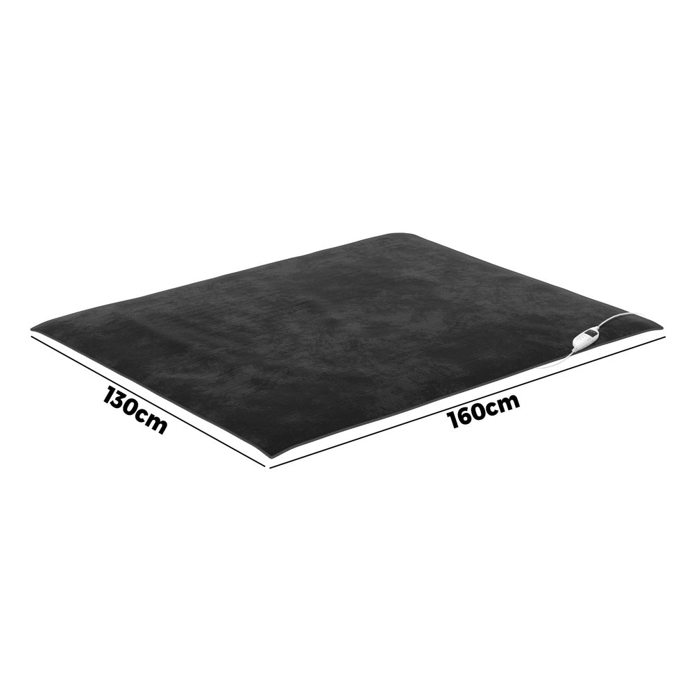 Bedra Electric Blanket Washable Heated Throw Rug Coral Fleece