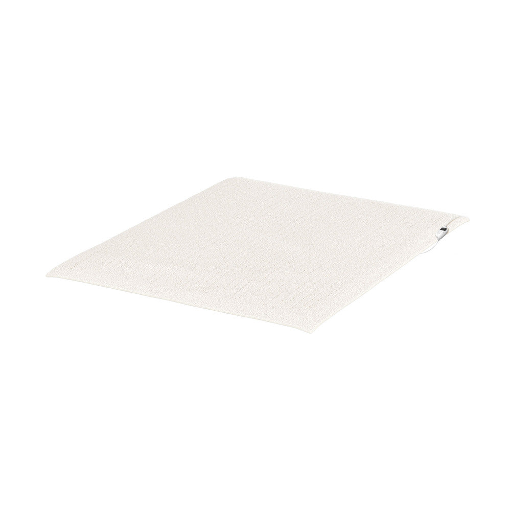 Bedra Electric Heated Throw Rug Washable Flannel Cream
