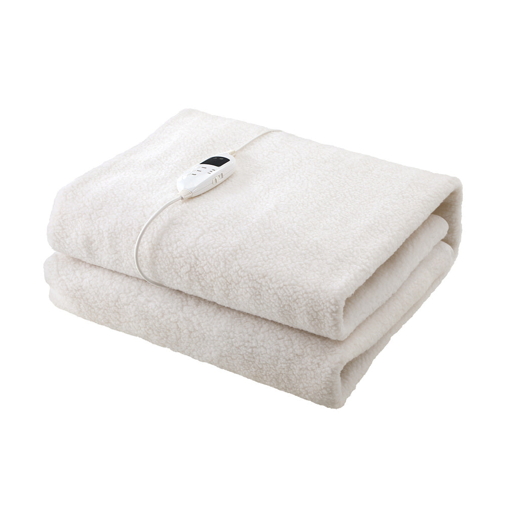 Bedra Electric Blanket Fully Fitted Fleece Heated Single