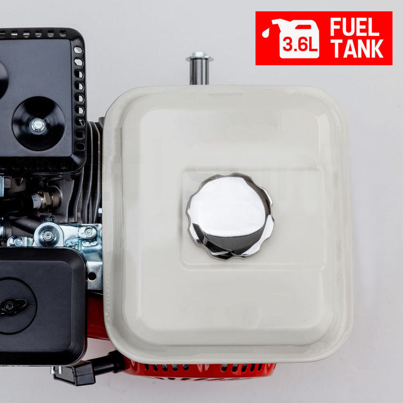 BAUMR-AG 6.5HP Petrol Stationary Engine Motor 4-Stroke OHV Horizontal Shaft Recoil Start