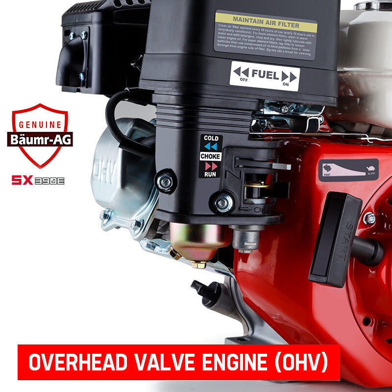 BAUMR-AG 13HP Petrol Stationary Engine OHV 4 Stroke Horizontal Shaft Electric Start Motor