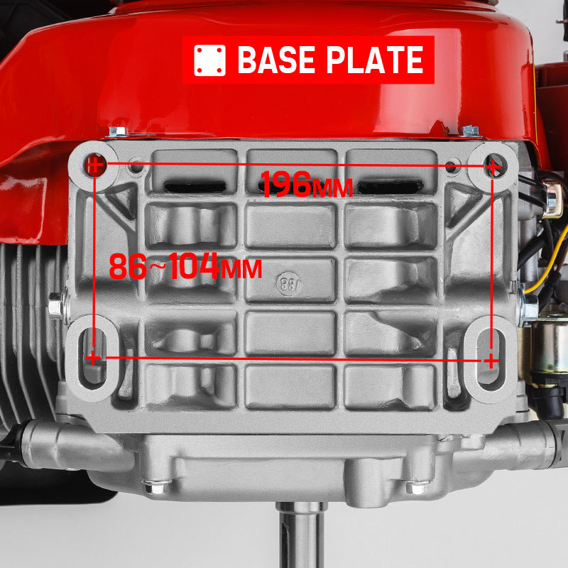 BAUMR-AG 13HP Petrol Stationary Engine OHV 4 Stroke Horizontal Shaft Electric Start Motor