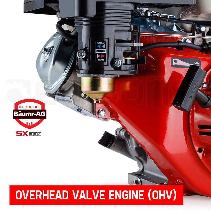 BAUMR-AG 13HP Petrol Stationary Engine 4-stroke OHV Motor Horizontal Shaft Recoil Start