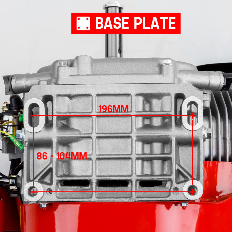 BAUMR-AG 16HP Petrol Stationary Engine OHV Motor Horizontal Shaft Electric Recoil Start