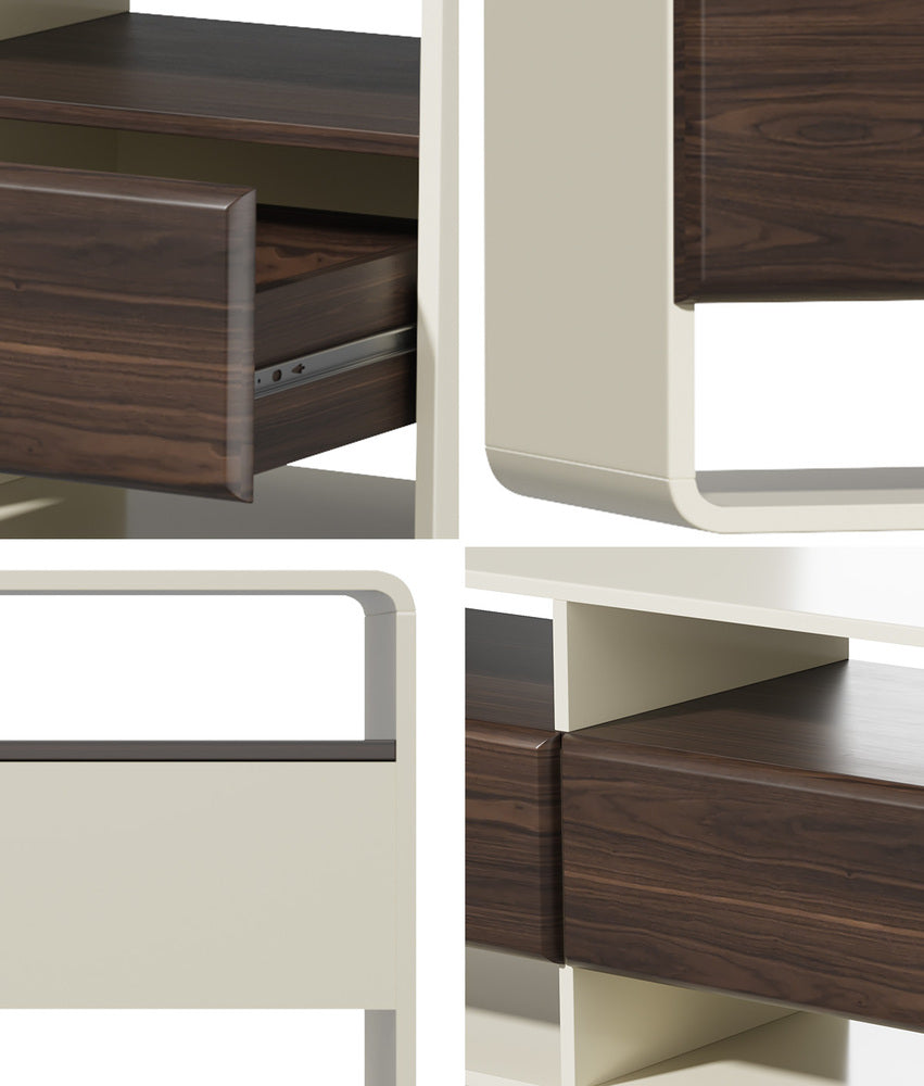 Oikiture TV Cabinet Entertainment Unit Stand 3 Drawers 6 Open Shelves 140cm