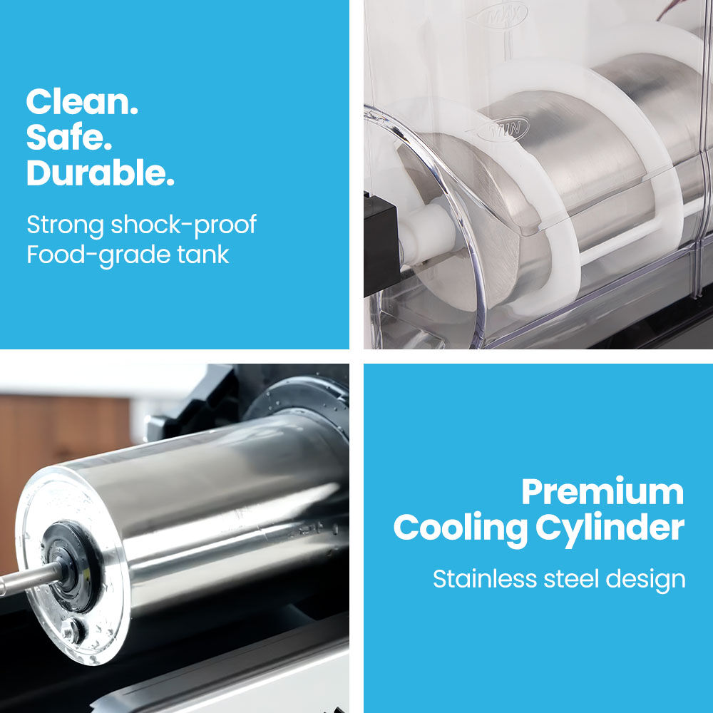 POLYCOOL 12L Single Tank Commercial Slush Machine, Digital Control Panel, SAA Approved, Juice and Frozen Slushy Maker