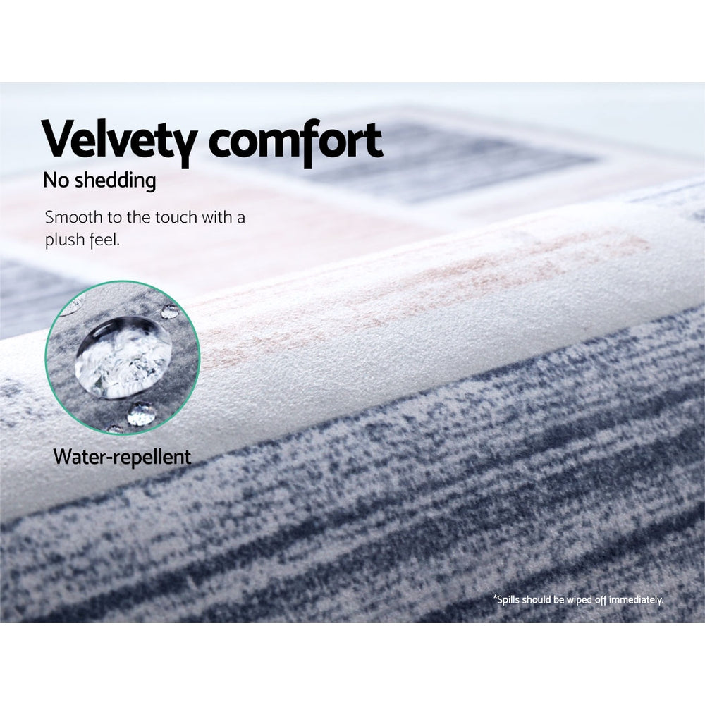 Artiss Rug 160x230cm Area Rug Large Carpet Soft Short Pile Modern Oblo