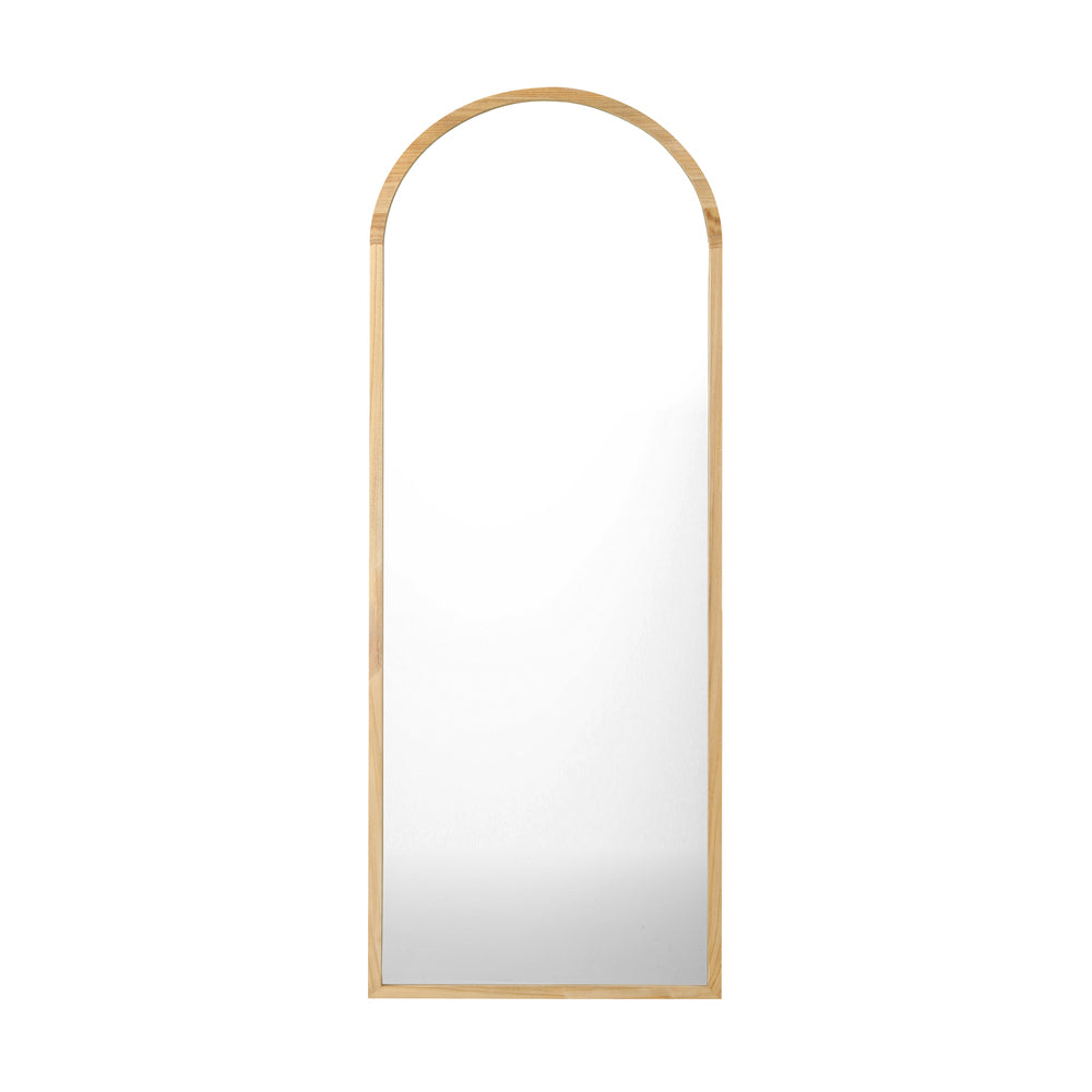 Oikiture Full Length Mirror Arched Wooden 166x60cm