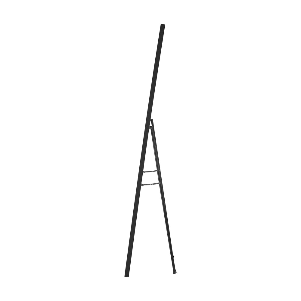 Oikiture Wooden Full Length Mirror Rectangle 166x60cm Black