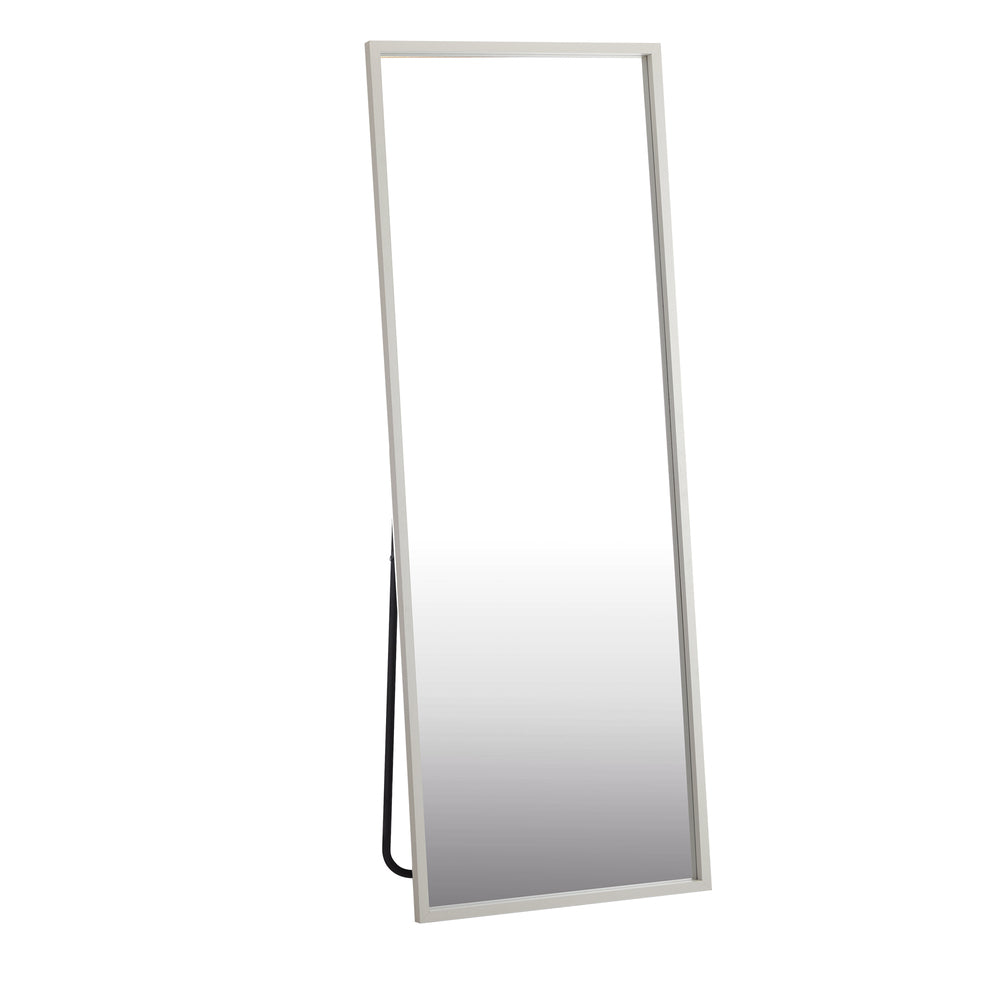 Oikiture Wooden Full Length Mirror 166x60cm Rectangle White
