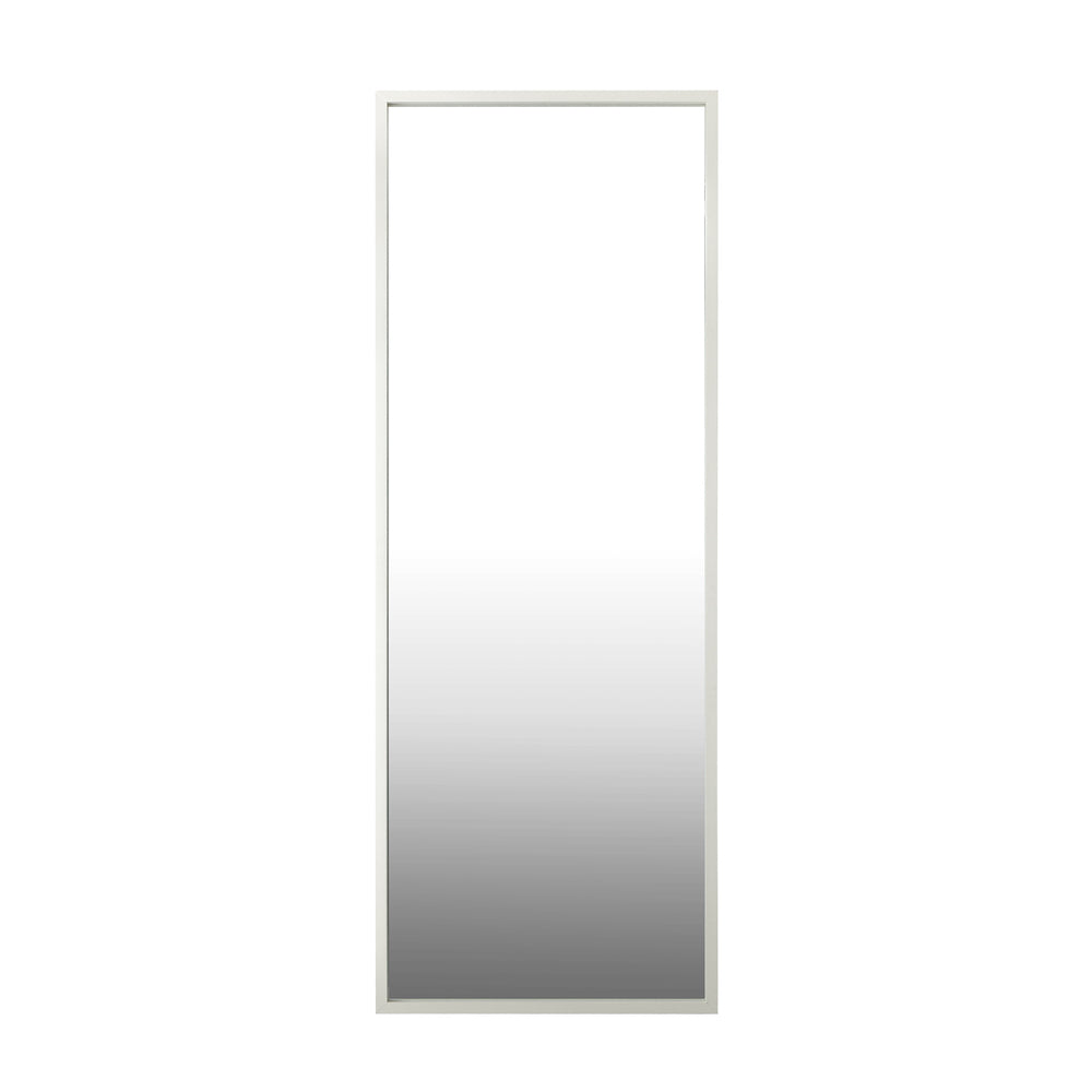 Oikiture Wooden Full Length Mirror 166x60cm Rectangle White