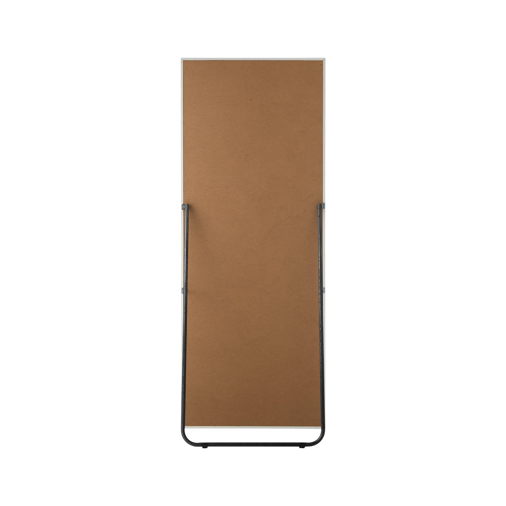 Oikiture Wooden Full Length Mirror 166x60cm Rectangle White