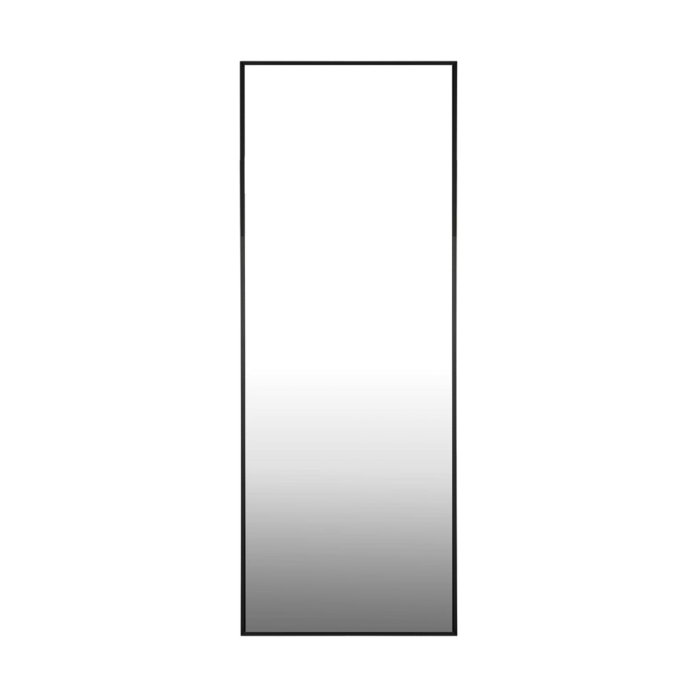 Oikiture 166x60cm Full Length Mirror Dressing Floor Mirrors Black