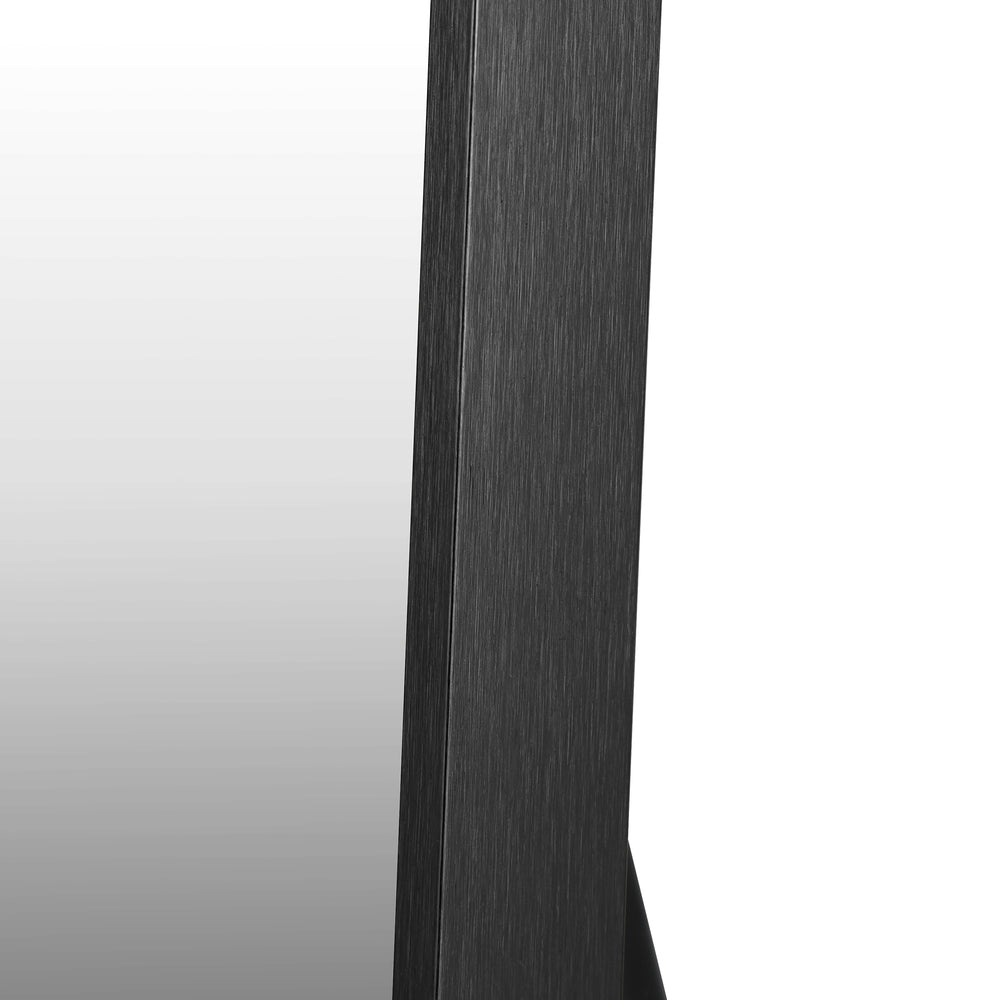 Oikiture 166x60cm Full Length Mirror Dressing Floor Mirrors Black