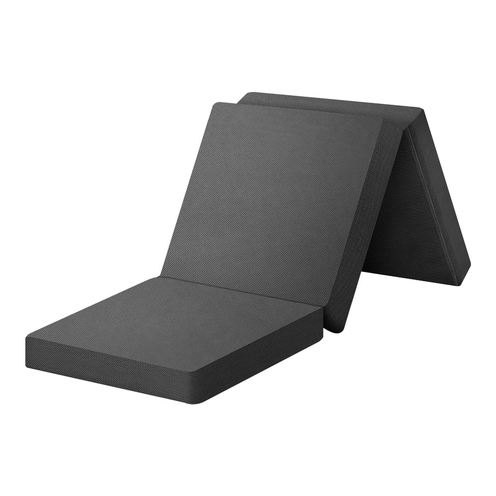 Bedra Folding Mattress Portable Single Sofa Foam Bed Grey