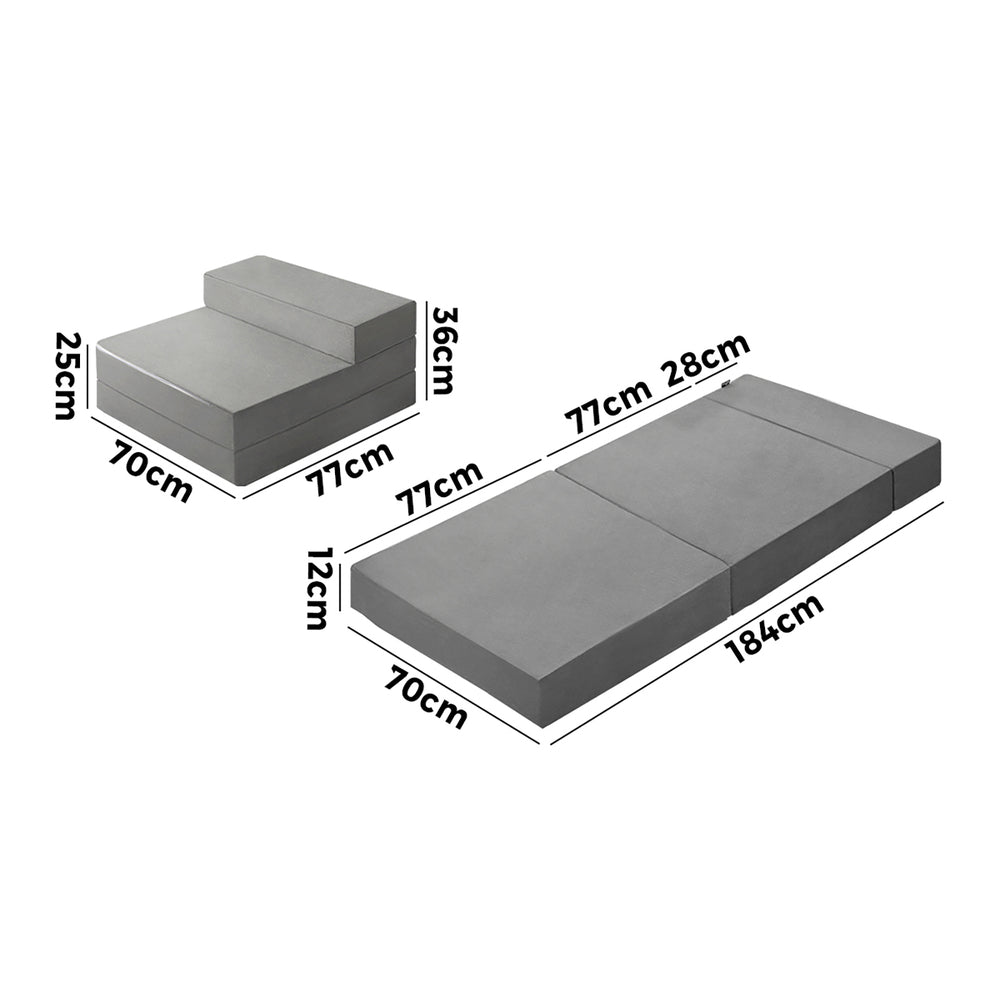 Bedra Folding Foam Mattress Single Portable Camping Floor Mat