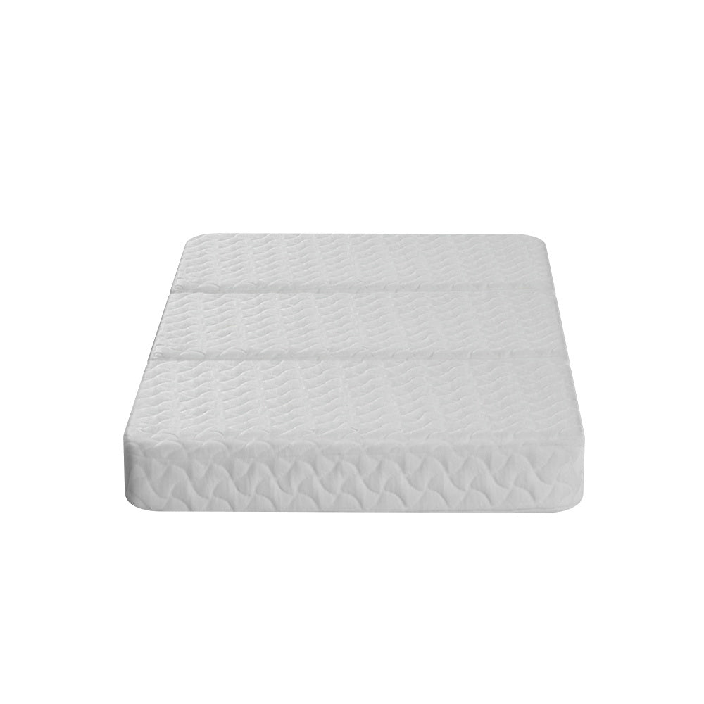 Giselle Bedding Portable Foldable Foam Mattress for Baby - White Cot Bed