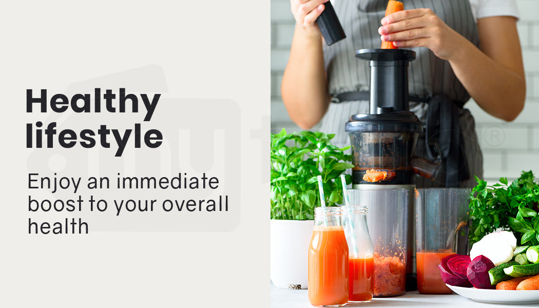 EUROCHEF Cold Press Slow Juicer with Sorbet function, Whole Fruit Chute