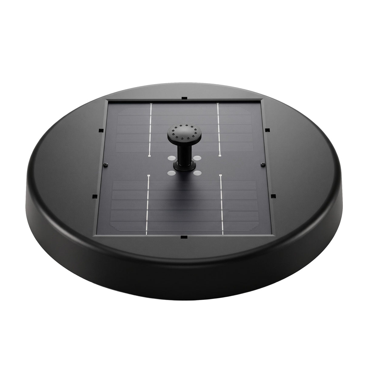 Gardeon Solar Fountain Pumps Bird Bath Battery Backup LED Remote Black 27cm