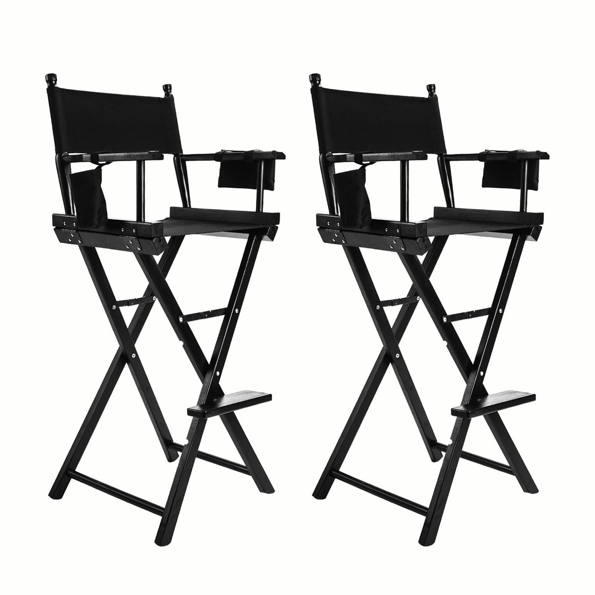 2X 76cm Tall Director Chair - DARK HUMOR