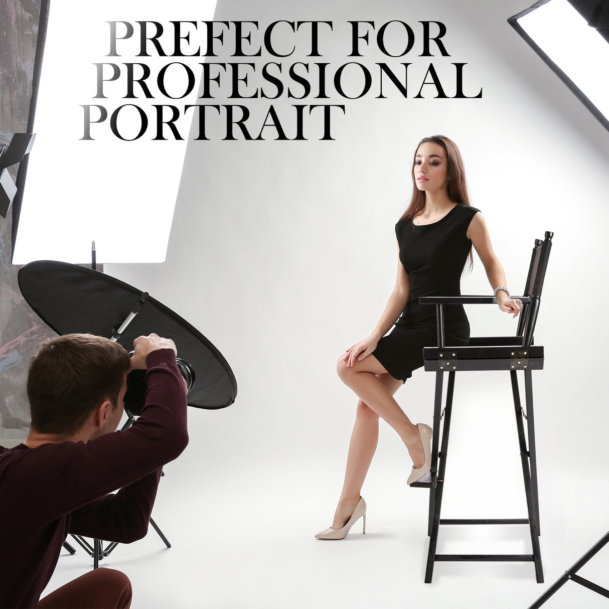 76cm Tall Director Chair - DARK HUMOR