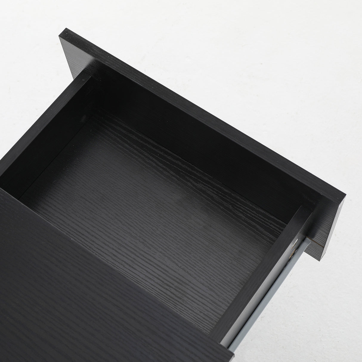 Bedside Tables 2 Drawer JOSS - BLACK