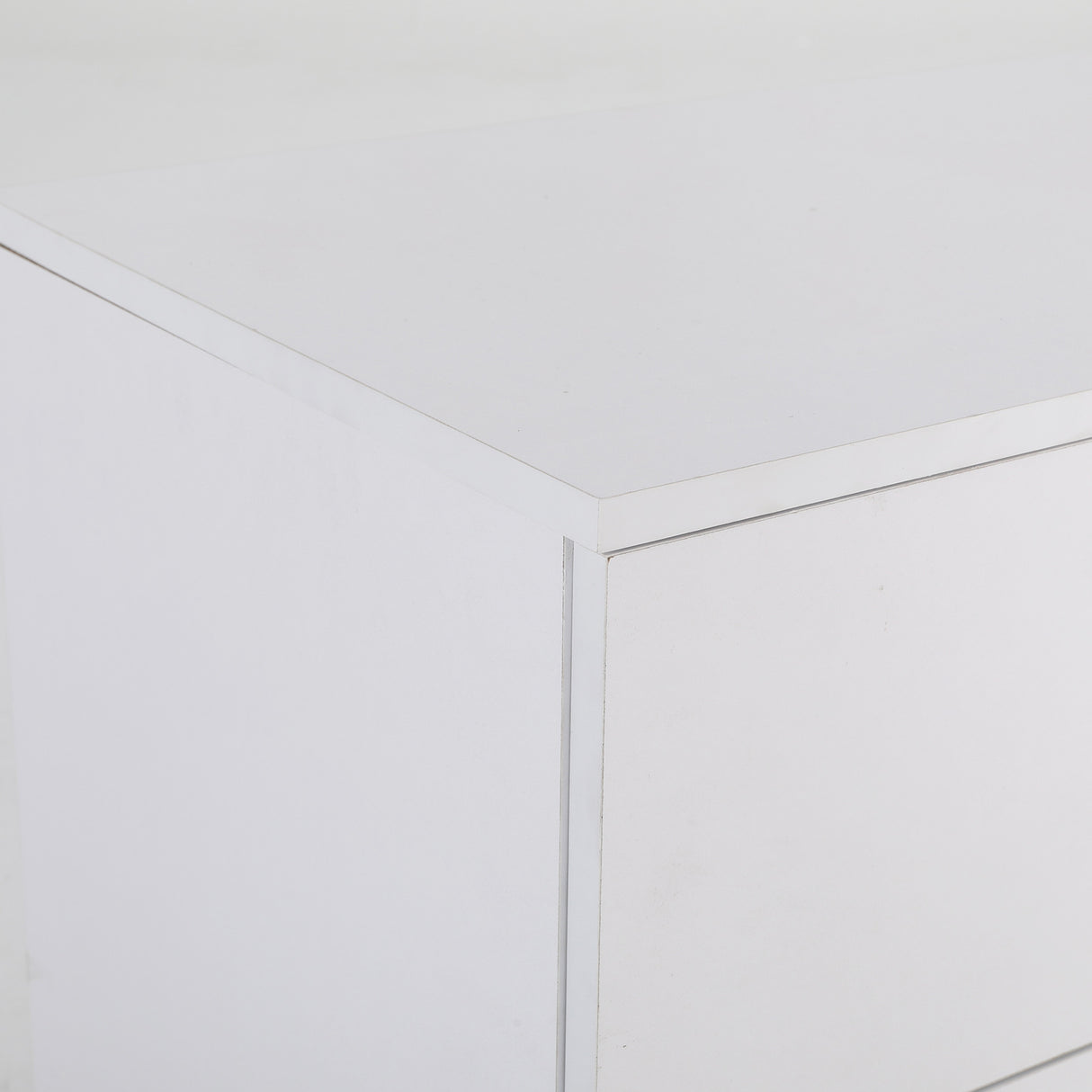 Bedside Tables 2 Drawer With Legs ETTA - WHITE