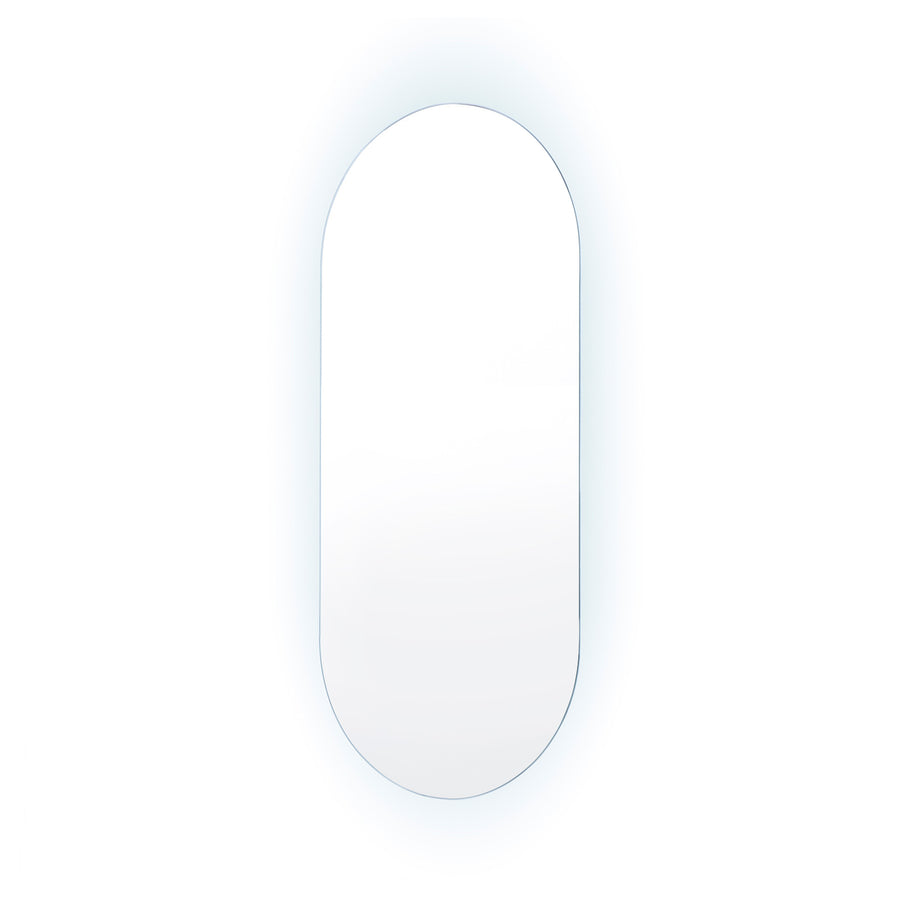 45x100cm LED Wall Mirror Oval Bathroom