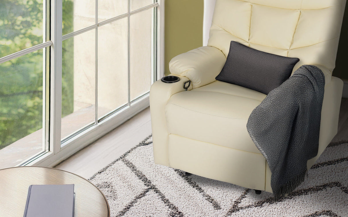 Massage Recliner Chair ARLEEN - BEIGE