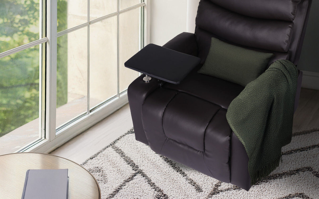 Massage Recliner Chair HARLOW - BROWN