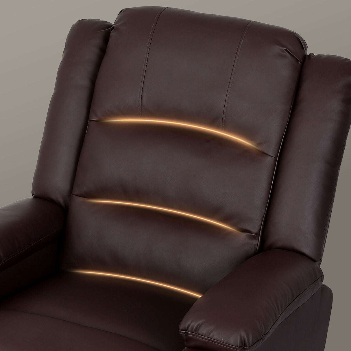 Home Recliner Chair MARLO - Brown